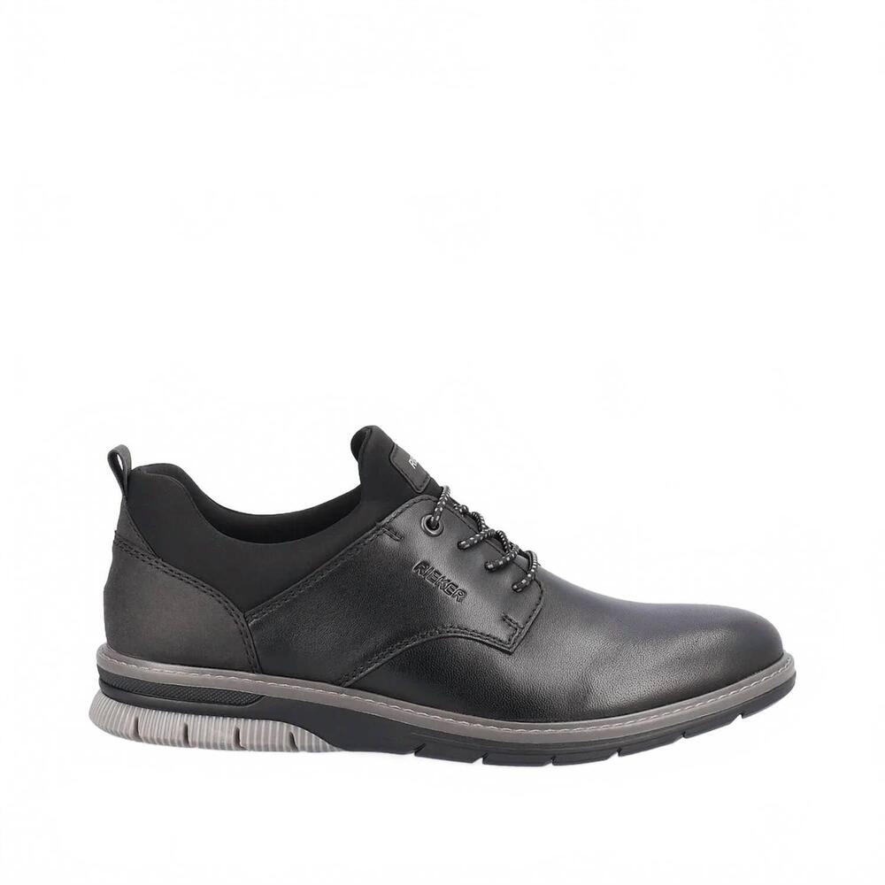 NEW RIEKER men's dustin 54 sneaker in black/black/black